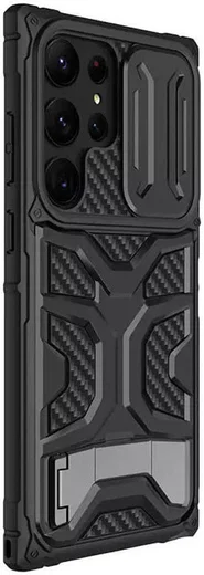 Nillkin Adventurer Samsung Galaxy S23 Ultra Hoesje Back Cover Zwart afbeelding 2