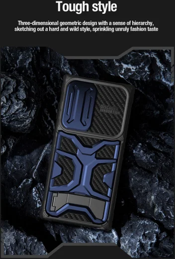Nillkin Adventurer Samsung Galaxy S23 Ultra Hoesje Back Cover Zwart afbeelding 7
