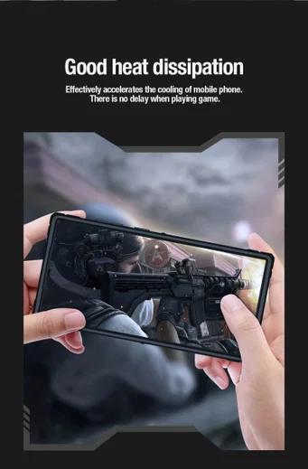 Nillkin Adventurer Samsung Galaxy S23 Ultra Hoesje Back Cover Zwart afbeelding 10