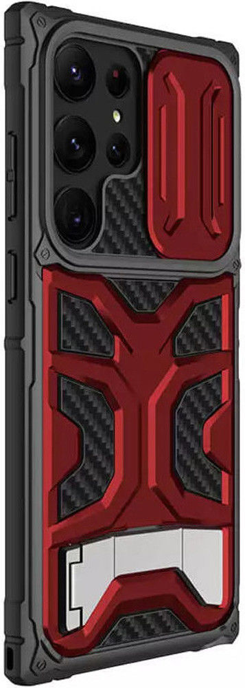 Nillkin Adventurer Samsung Galaxy S23 Ultra Hoesje Back Cover Rood afbeelding 2