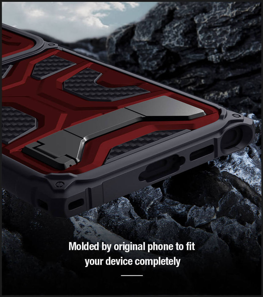 Nillkin Adventurer Samsung Galaxy S23 Ultra Hoesje Back Cover Rood afbeelding 11