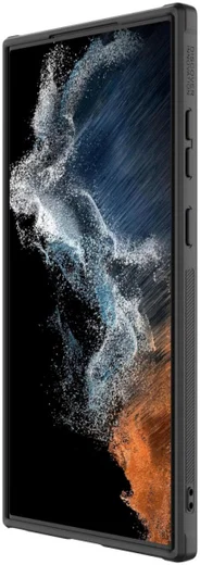 Nillkin Leather S Samsung Galaxy S23 Ultra Hoesje Camera Slider Zwart afbeelding 12