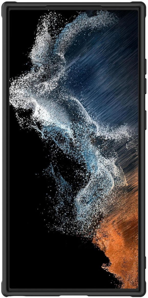 Nillkin Leather S Samsung Galaxy S23 Ultra Hoesje Camera Slider Zwart afbeelding 9