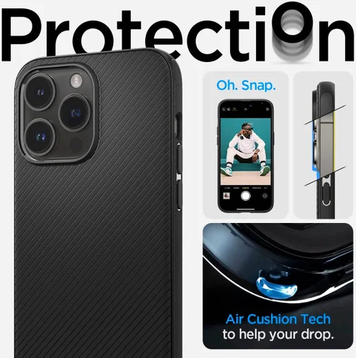 Spigen Mag Armor Apple iPhone 14 Pro Hoesje MagSafe Back Cover Zwart afbeelding 4