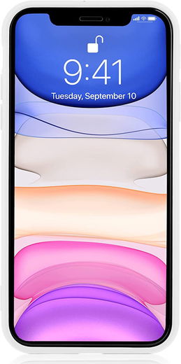 Apple iPhone 11 Hoesje Dun TPU Back Cover Wit afbeelding 3