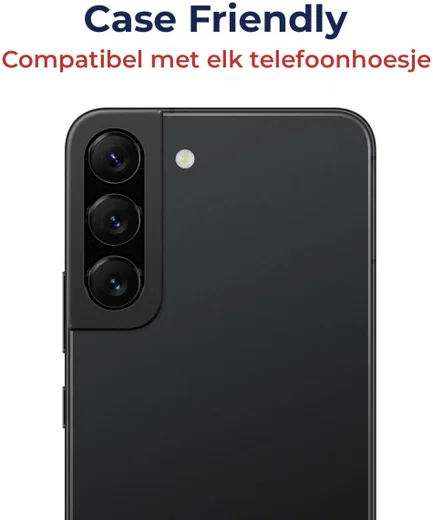 Rosso Samsung Galaxy S23 / S23 Plus Camera Lens Protector Zwart afbeelding 2