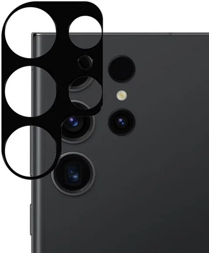 Rosso Samsung Galaxy S23 Ultra Camera Lens Protector Zwart afbeelding 5