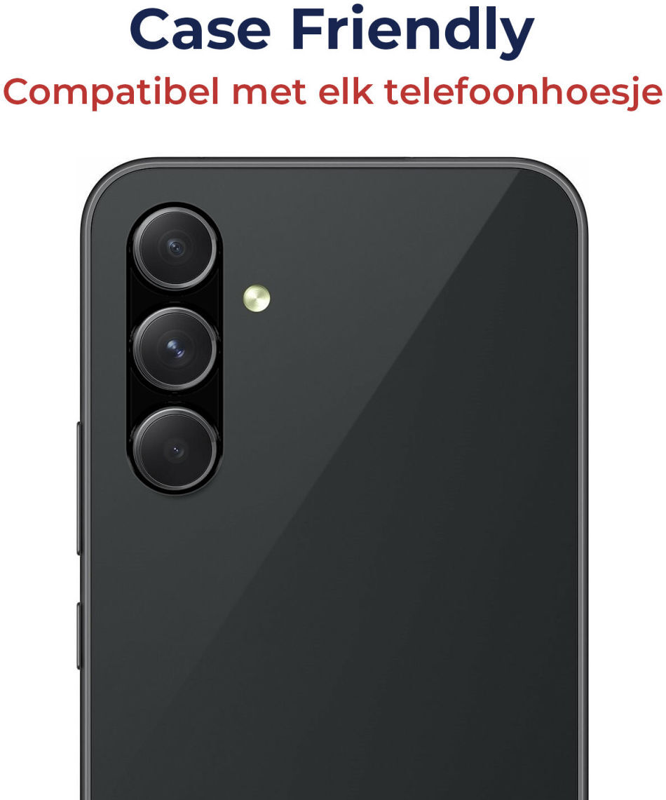 Rosso Samsung Galaxy A54 Camera Lens Protector Zwart afbeelding 2
