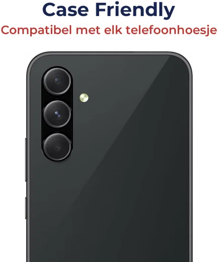 Rosso Samsung Galaxy A54 Camera Lens Protector Zwart afbeelding 2