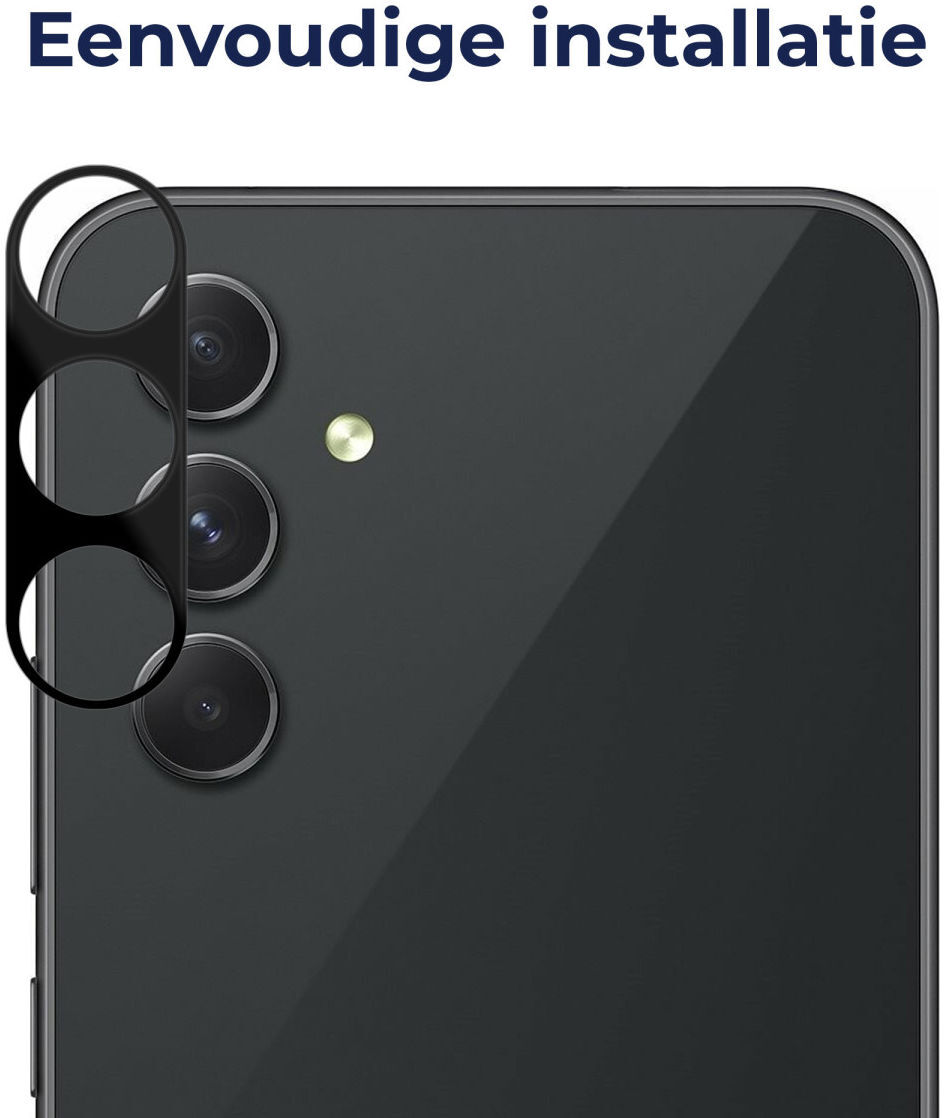 Rosso Samsung Galaxy A54 Camera Lens Protector Zwart afbeelding 6