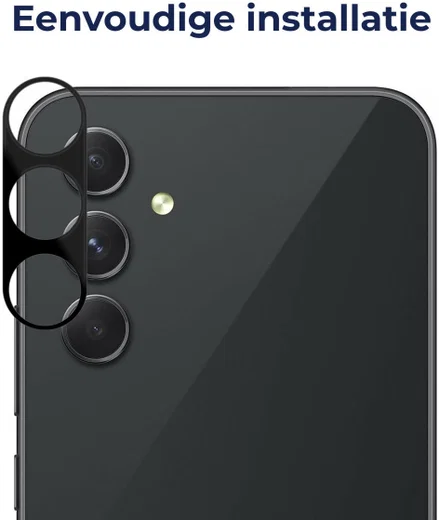 Rosso Samsung Galaxy A54 Camera Lens Protector Zwart afbeelding 6