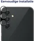 Rosso Samsung Galaxy A54 Camera Lens Protector Zwart afbeelding 6
