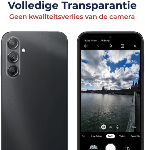 Rosso Samsung Galaxy A14 5G Camera Lens Protector Transparant afbeelding 4