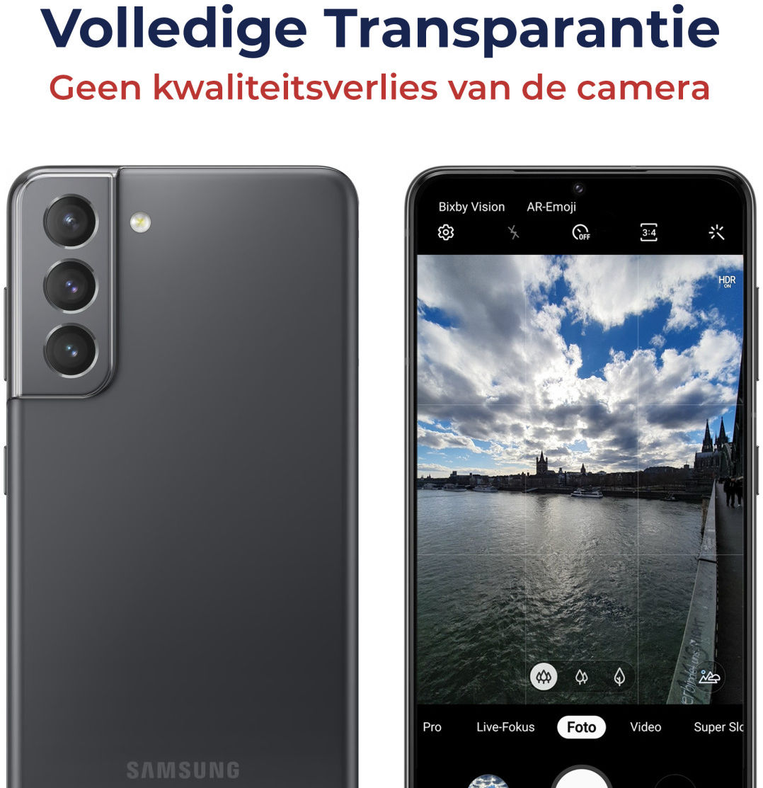Rosso Samsung Galaxy S21 Camera Lens Protector Transparant afbeelding 4