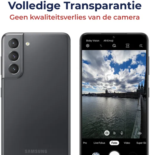 Rosso Samsung Galaxy S21 Camera Lens Protector Transparant afbeelding 4