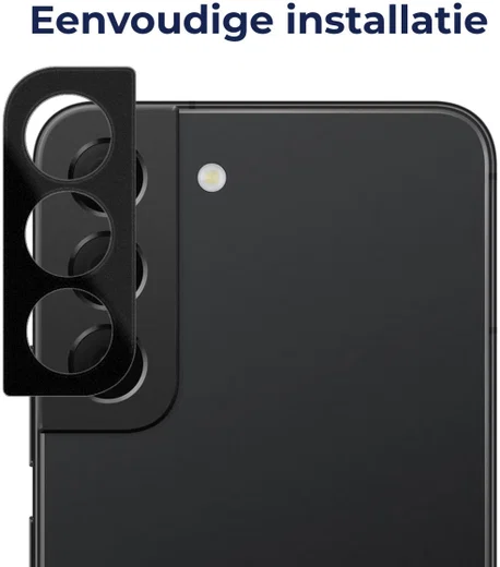 Rosso Samsung Galaxy S22 / S22 Plus Camera Lens Protector Zwart afbeelding 2