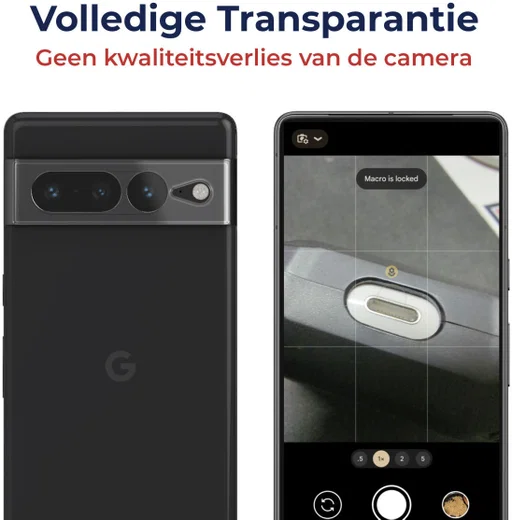 Rosso Google Pixel 7 Pro Camera Lens Protector Transparant afbeelding 2
