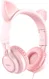 Hoco Kinder Koptelefoon Kattenoortjes met Ingebouwde Microfoon Roze afbeelding 1