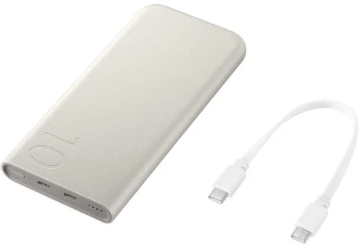 Originele Samsung 25W Fast Charge Duo USB-C Powerbank 10.000 mAh Beige afbeelding 13