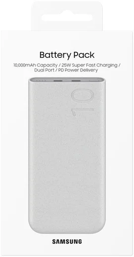 Originele Samsung 25W Fast Charge Duo USB-C Powerbank 10.000 mAh Beige afbeelding 14