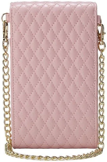 Universeel Crossbody Telefoontasje - Smartphone Schoudertasje Roze afbeelding 5