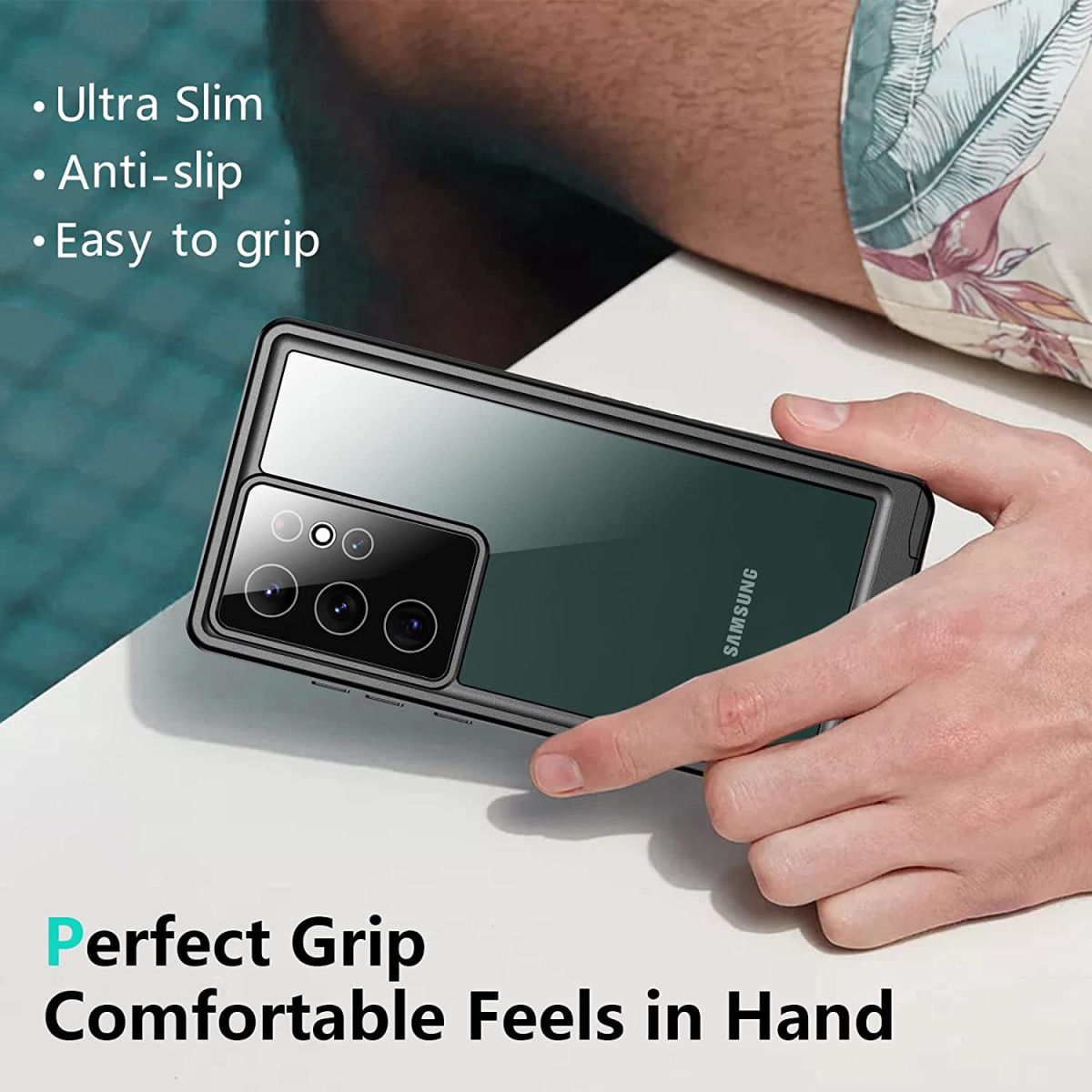 SBG Outdoor Case Samsung Galaxy S23 Ultra Waterdicht Zwart afbeelding 8