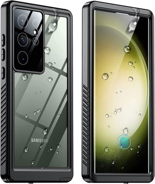 SBG Outdoor Case Samsung Galaxy S23 Ultra Waterdicht Zwart