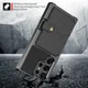 Samsung Galaxy S23 Ultra 3 in 1 Back Cover Portemonnee Hoesje Zwart afbeelding 5