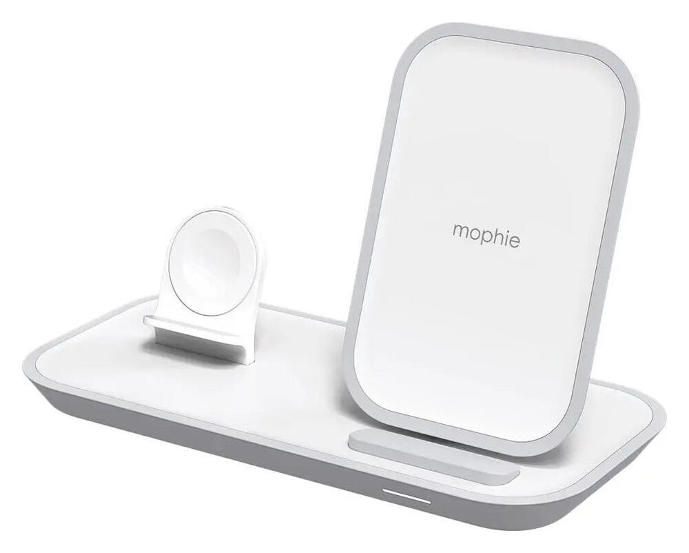 Mophie 2-in-1 7.5W Draadloze Oplader Telefoon/Apple Watch Standaard afbeelding 1