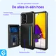 Samsung Galaxy A53 3 in 1 Back Cover Portemonnee Hoesje Zwart afbeelding 4