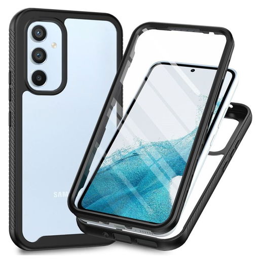 Samsung Galaxy A34 Hoesje Full Protect 360° Cover Hybride Zwart afbeelding 1