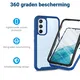 Samsung Galaxy A34 Hoesje Full Protect 360° Cover Hybride Blauw afbeelding 2
