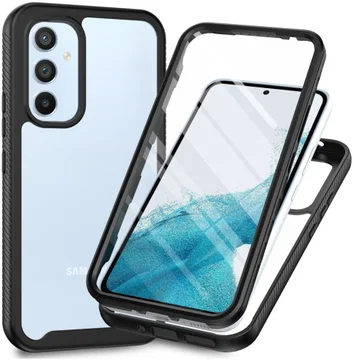 Samsung Galaxy A54 Hoesje Full Protect 360° Cover Hybride Zwart