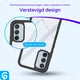 Samsung Galaxy A54 Hoesje Full Protect 360° Cover Hybride Zwart afbeelding 2