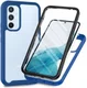 Samsung Galaxy A54 Hoesje Full Protect 360° Cover Hybride Blauw