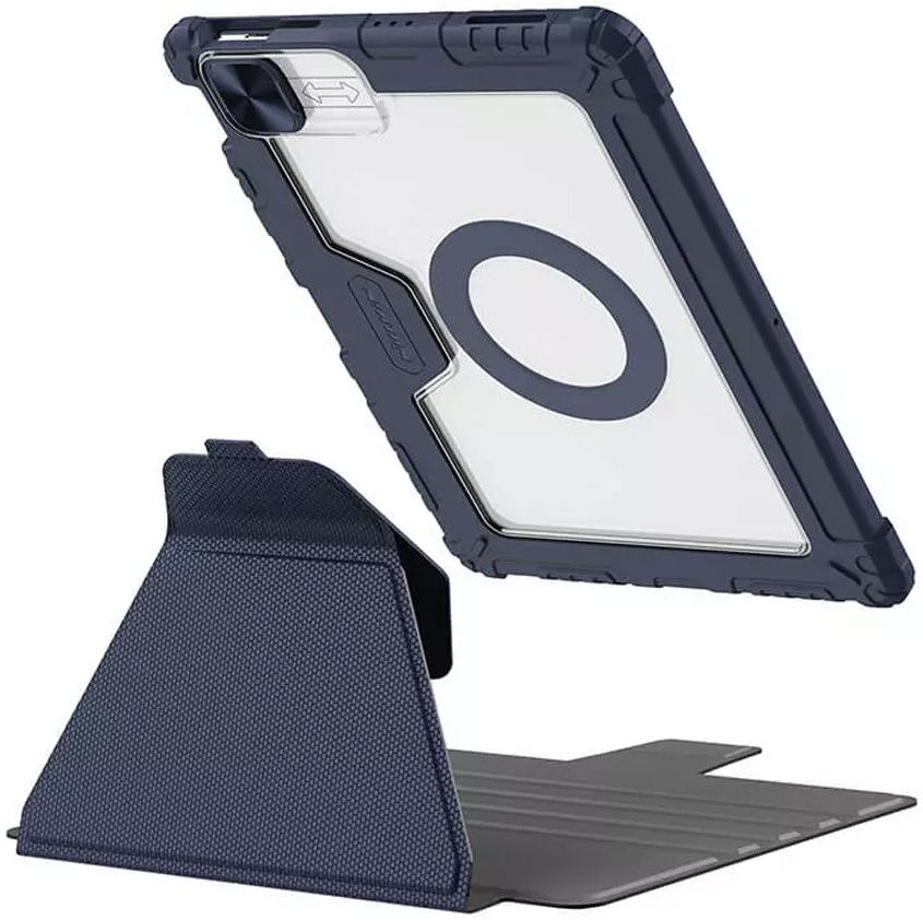 Nillkin Bumper SnapSafe Apple iPad 10.2 (2019/2020/2021) Hoes Blauw afbeelding 1