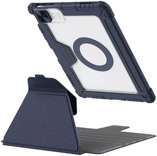 Nillkin Bumper SnapSafe Apple iPad 10.2 (2019/2020/2021) Hoes Blauw afbeelding 1