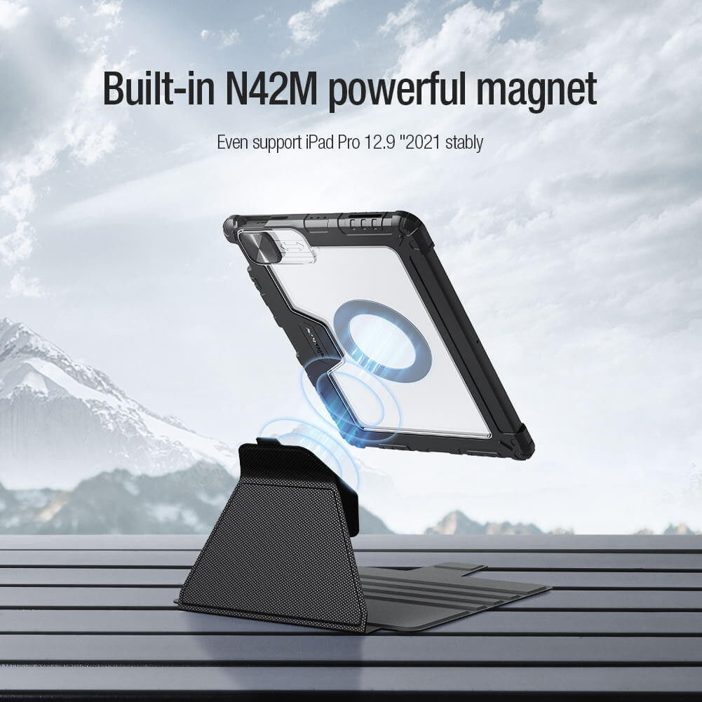 Nillkin Bumper SnapSafe Apple iPad 10.2 (2019/2020/2021) Hoes Blauw afbeelding 3