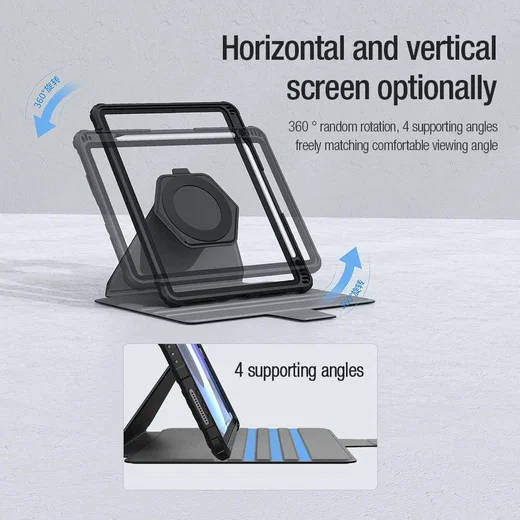 Nillkin Bumper SnapSafe Apple iPad 10.2 (2019/2020/2021) Hoes Blauw afbeelding 4