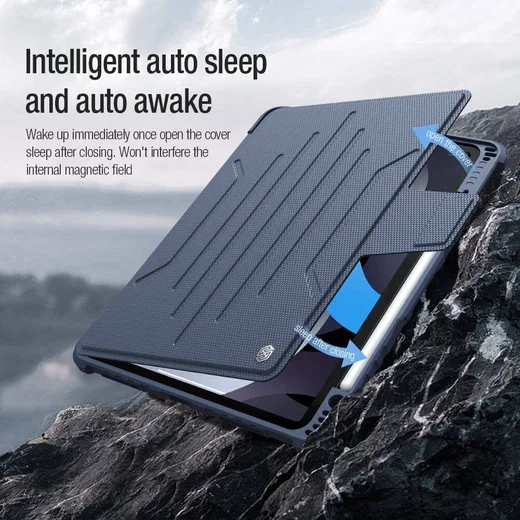 Nillkin Bumper SnapSafe Apple iPad 10.2 (2019/2020/2021) Hoes Blauw afbeelding 6