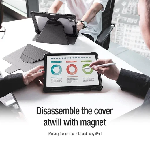 Nillkin Bumper SnapSafe Apple iPad 10.2 (2019/2020/2021) Hoes Blauw afbeelding 9