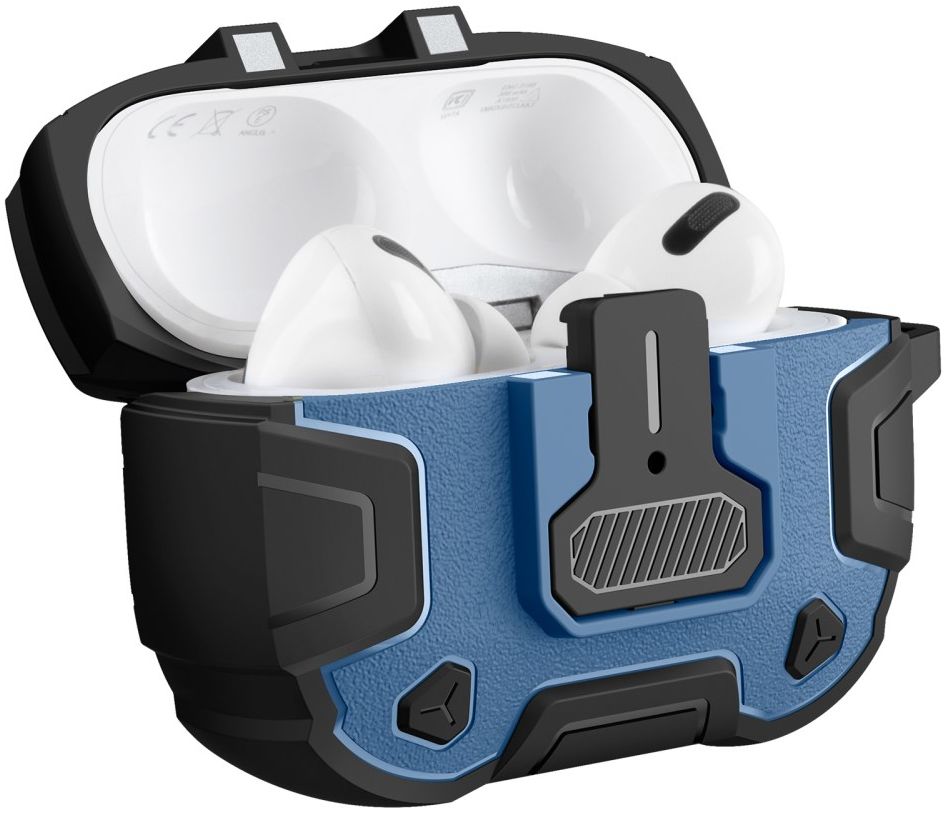 Nillkin Bounce Pro Apple AirPods Pro Hoesje Schokbestendig Blauw afbeelding 1