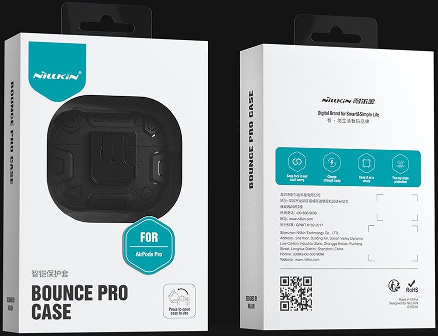 Nillkin Bounce Pro Apple AirPods Pro Hoesje Schokbestendig Rood afbeelding 13