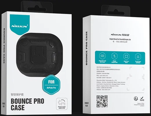 Nillkin Bounce Pro Apple AirPods Pro Hoesje Schokbestendig Rood afbeelding 13