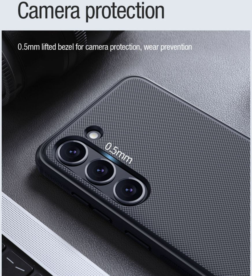 Nillkin Frosted Shield Samsung Galaxy S23 Hoesje MagSafe Zwart afbeelding 5