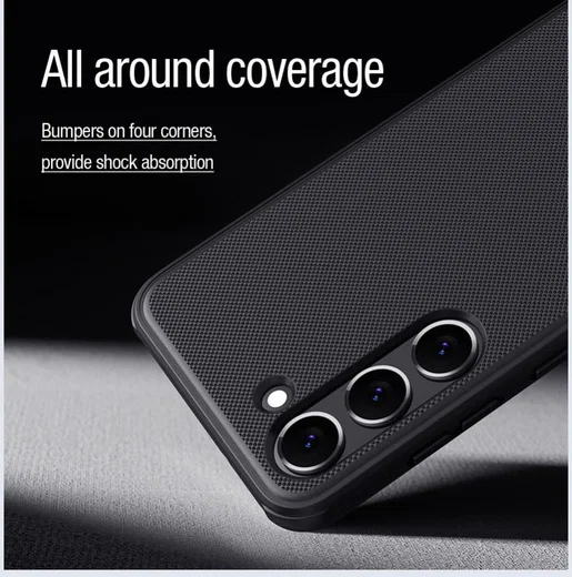 Nillkin Frosted Shield Samsung Galaxy S23 Hoesje MagSafe Zwart afbeelding 4