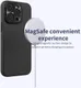 Nillkin Lens Wing iPhone 14 Pro Hoesje Siliconen met MagSafe Blauw afbeelding 3