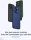 Nillkin Lens Wing iPhone 14 Pro Hoesje Siliconen met MagSafe Blauw afbeelding 9