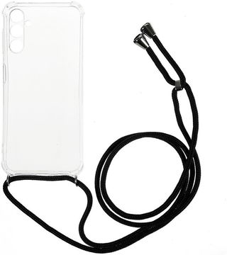 Samsung Galaxy A34 Hoesje met Koord Schokbestendig TPU Transparant