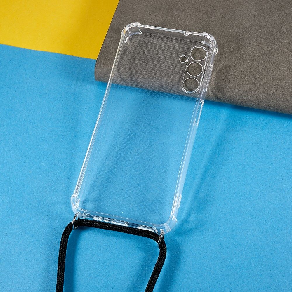 Samsung Galaxy A54 Hoesje met Koord Schokbestendig TPU Transparant afbeelding 11